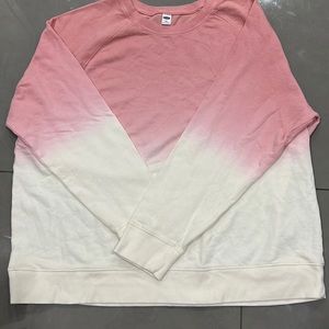 Old Navy mauve ombré sweatshirt NEW w/o tags size 2x